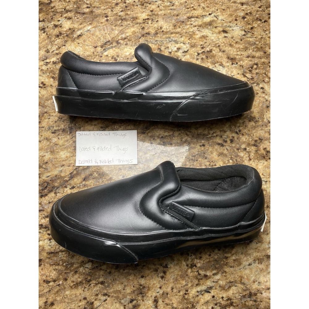 Women Size 6.5 Vans x Proenza Schouler Slip-on Reissue 43 Premium Puffy Black